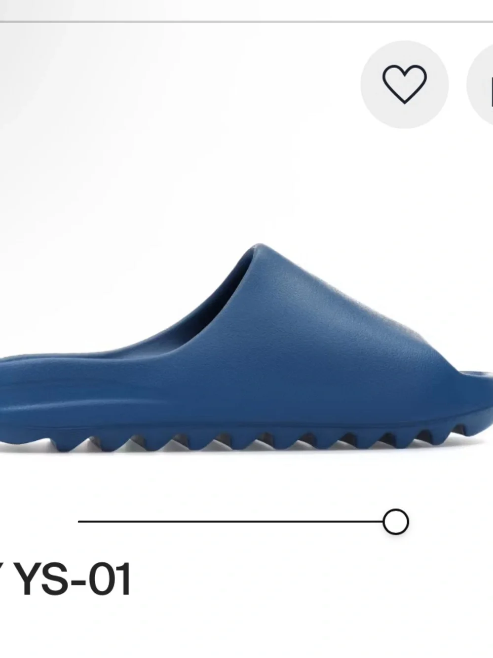 Yeezy YS-01 Slide Sandal in Blue